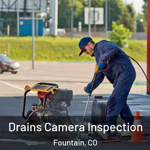  Drains Camera Inspection Fountain, CO
