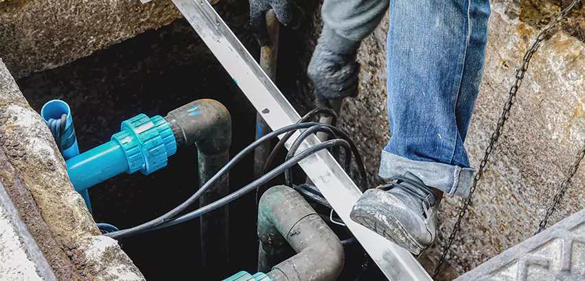 Zoeller Sewage Ejector Pump System in Fountain