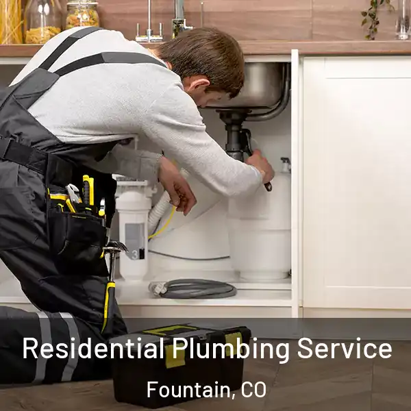  Residential Plumbing Service Fountain, CO